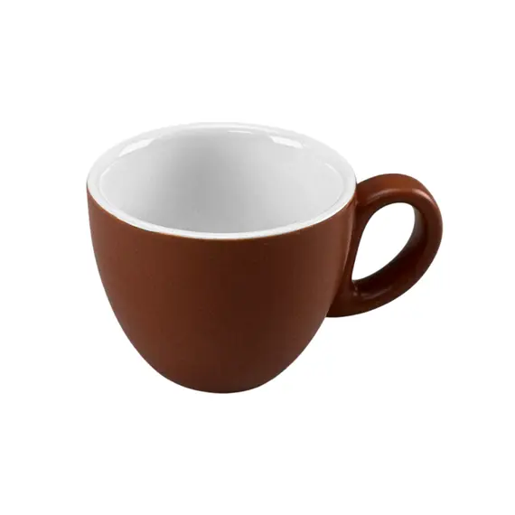 Chávena 080ml Porcelana BARISSIMO Castanho Mate 1un