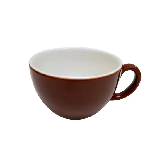 Chávena 280ml Porcelana BARISSIMO Castanho Brilhante 1un
