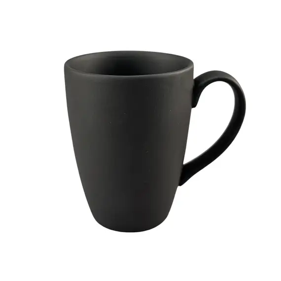 Caneca 360ml 14cm Porcelana LUUMIL Preto 1un