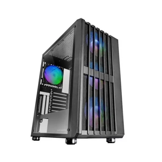 Caixa de Computador ATX MARS GAMING MC-VAULT com Ventoinhas ARGB, Painel de Malha e Vidro Temperado - Marca 519