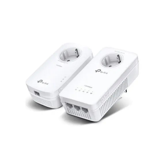 TP-LINK AV1300 Powerline Gigabit com Wi-Fi AC 1300Mbps - Kit Passthrough para Rede Doméstica