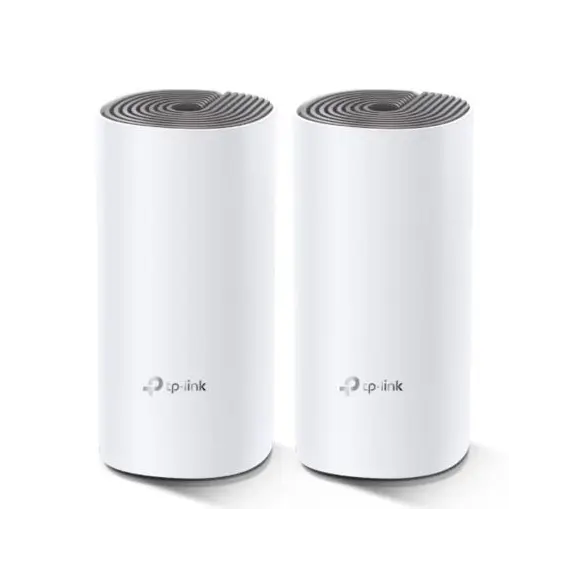 TP-LINK Deco E4 Pack 2 Roteadores Wi-Fi Mesh AC1200 Dual-Band - Cobertura Total Casa