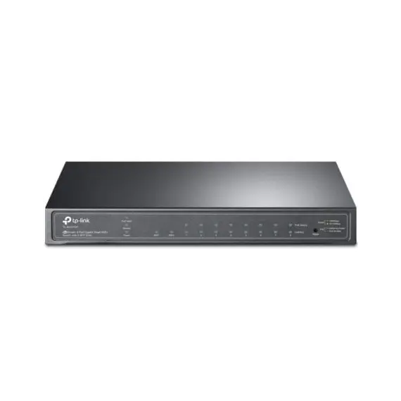 Switch TP-LINK TL-SF1009P 9 Portas 10/100 Mbps com 8 Portas PoE+ e 67W de Orçamento - Loja BluePixel