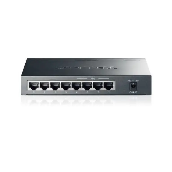 Switch TP-LINK 8-Port Gigabit PoE Desktop com 4 Portas PoE em Caixa de Aço | bluepixel.pt