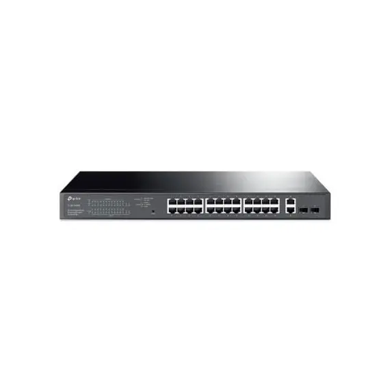 Switch TP-LINK TL-SG1428PE 28-Port Gigabit Easy Smart com PoE+ e Slots SFP - Rede Empresarial