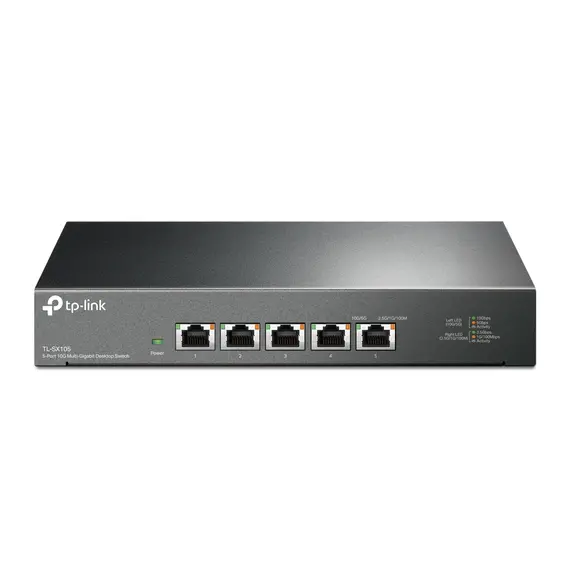TP-LINK TL-SX105 Switch 10GE Unmanaged - Alta Performance para Redes Empresariais e Domésticas | bluepixel.pt