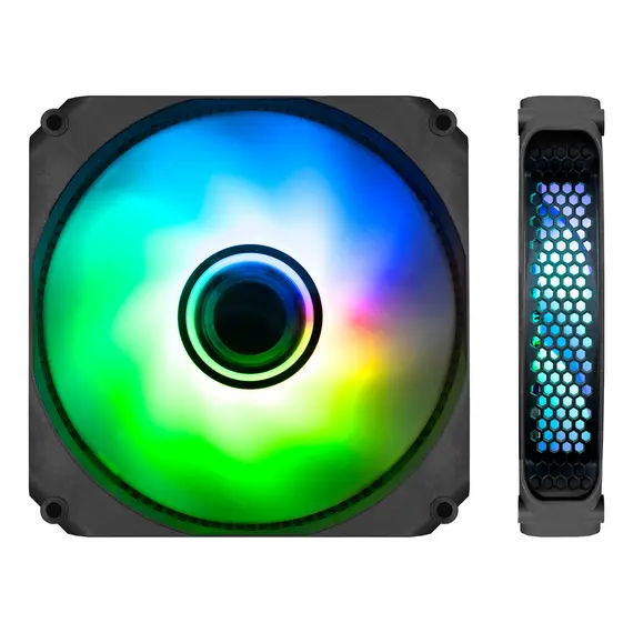 Ventoinha 507 COOLBOX Fan 120mm ARGB 12AR02 - Iluminação RGB e Alta Performance