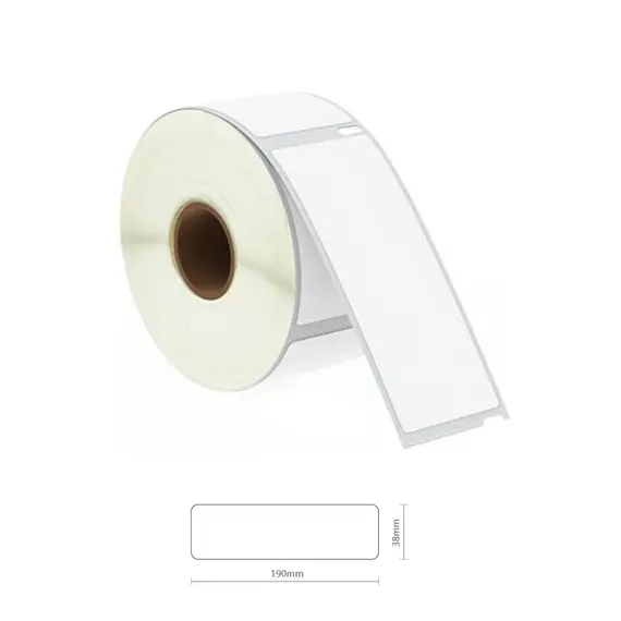 Etiquetas 190mmx38mm Lombada Dymo Branco 1 Rolo