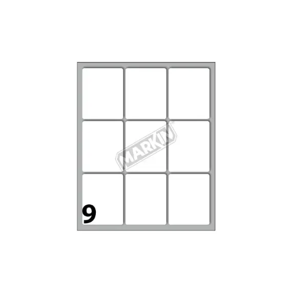Etiquetas 046x037mm 10Fls A5 Cod 35 Markin 90un