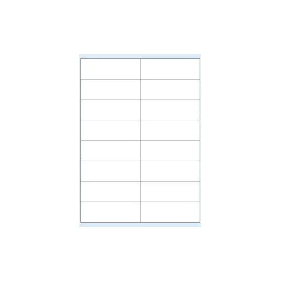 Etiquetas 105x036mm 100Fls A4 Transparente Mate 1600un