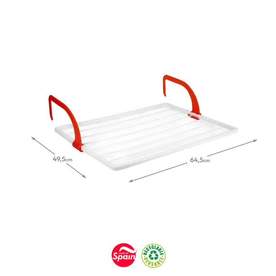 Estendal com Suporte 359 49,5x64,5x16,5cm Branco | Loja BluePixel