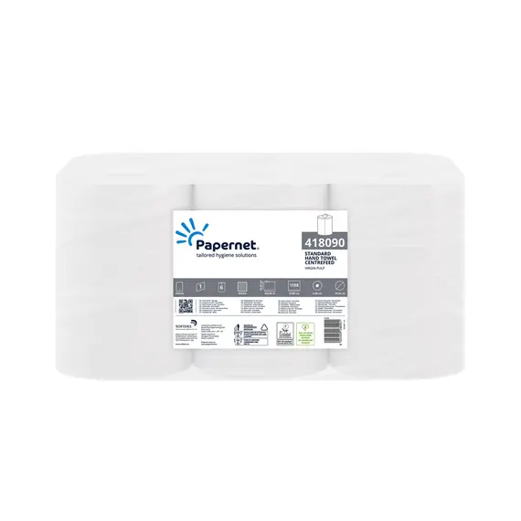 Rolo Espiral 285mx19,2cm 20,5g 1Fl PAPERNET Picotado 6un