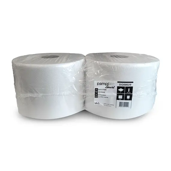 Rolo Industrial 250mx22,3cm 34g 2Fls PAMPILAR Picotado 2un