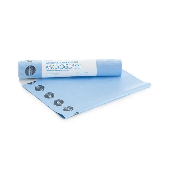 Rolo Pano Pré-Corte 3,6mx40cm Microglass Azul 1un