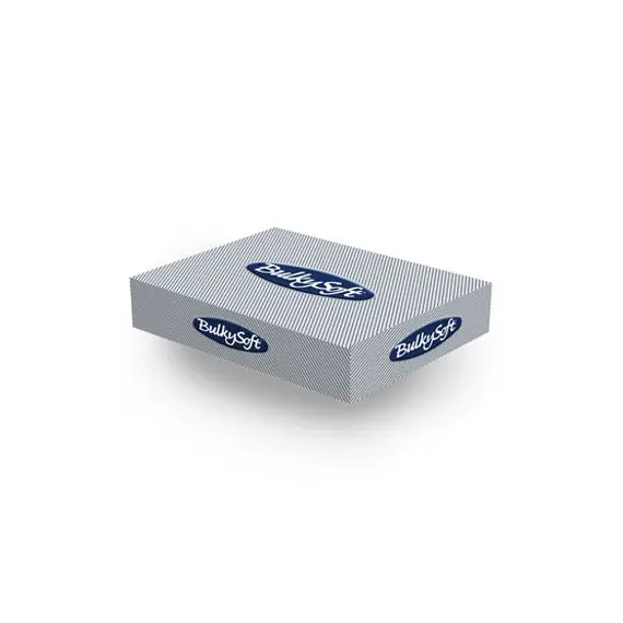 Lenços Papel Facial Bulkysoft 15.4x21cm 75un