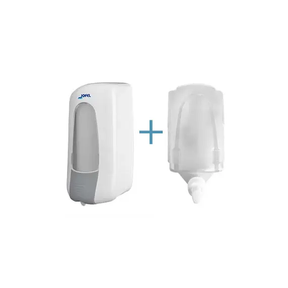 Saboneteira Recarga Plástico Aitana Mix JOFEL + Recarga Gel