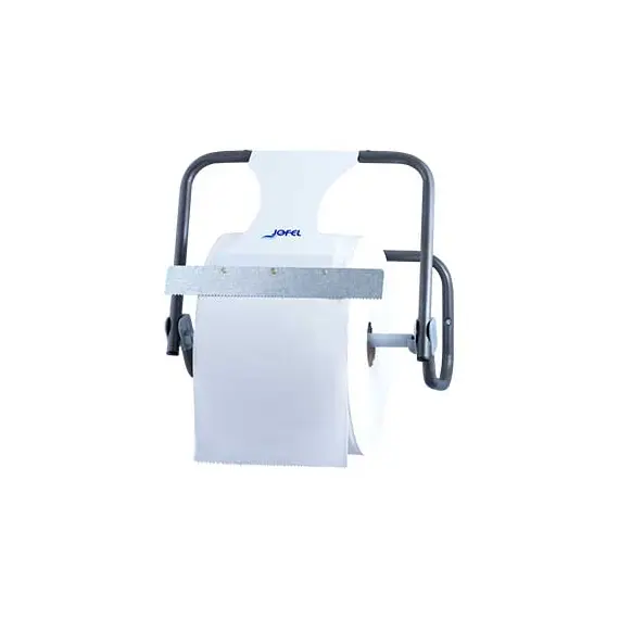 Suporte Rolo Papel Industrial para Parede Aço Laminado