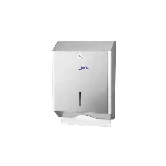 Dispensador Toalhas Mão Zig-Zag Aço Inox Satinado