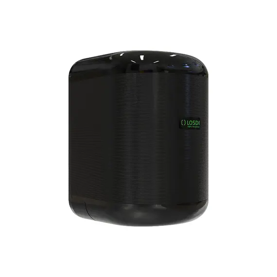 Dispensador Toalhas Rolo Ext Central EcoLuxe Losdi Preto