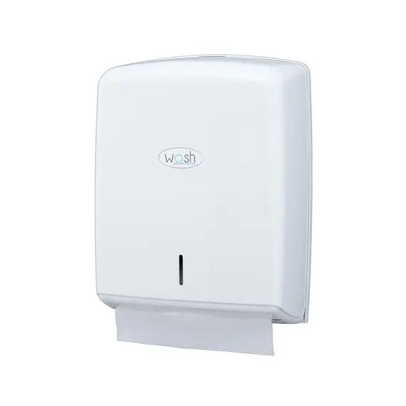 Dispensador Toalhas Mão Zig-Zag Branco