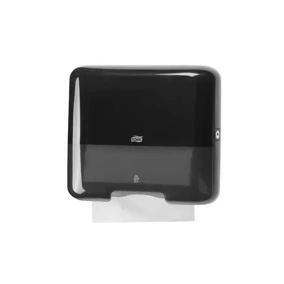 Dispensador Toalhas Mão Zig-Zag Mini TORK H3 Preto