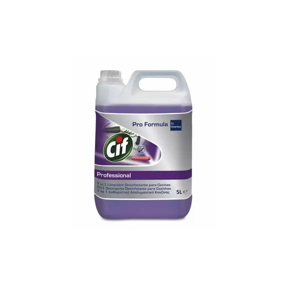 Detergente Desinfetante Cif PF Cozinhas 5L | Limpeza Profissional - bluepixel.pt