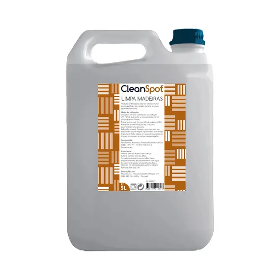 Detergente Limpa Madeiras Cleanspot 5L - Limpeza eficiente de superfícies de madeira