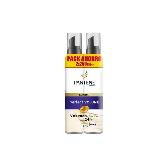 Espuma Cabelo Pantene Volume Perfeito Pack 2x250ml
