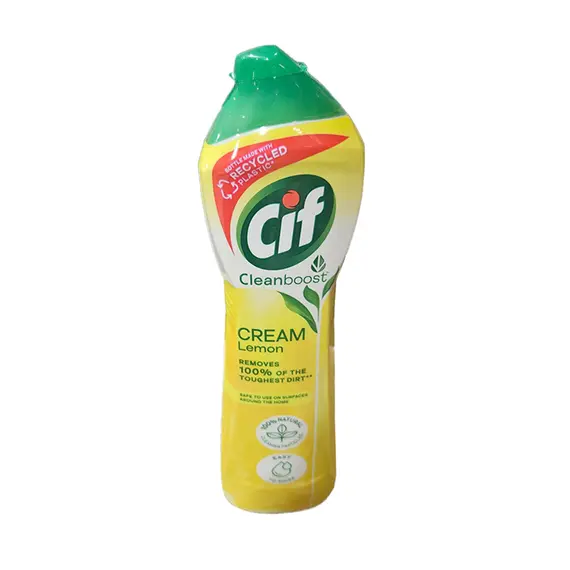 Cif Creme Limpeza Limão 500ml - Limpeza eficaz e aroma cítrico para sua casa | bluepixel.pt
