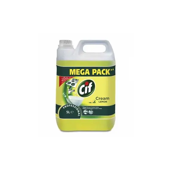Cif Professional Limão 5L - Detergente de Limpeza Potente para Uso Profissional e Doméstico