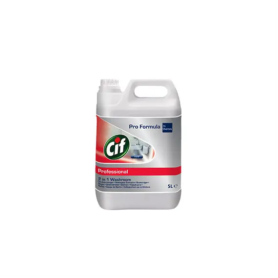 Detergente Desincrustante Cif PF 2in1 Casas de Banho 5L | Limpeza Profunda e Eficaz
