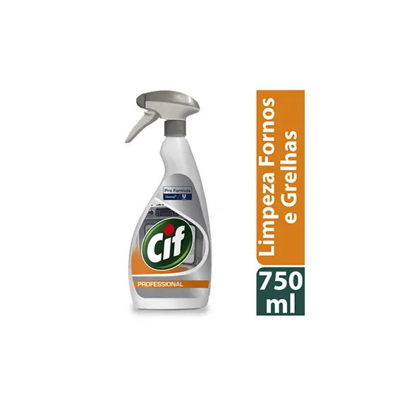 Detergente Cif PF Fornos e Grelhas 750ml | Limpeza eficaz de fornos e grelhas - bluepixel.pt