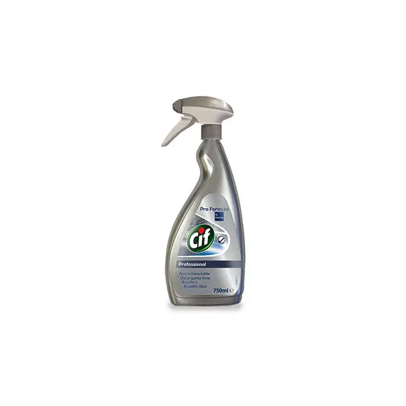 Detergente Cif PF Inox 750ml - Limpeza eficaz de superfícies de inox | bluepixel.pt