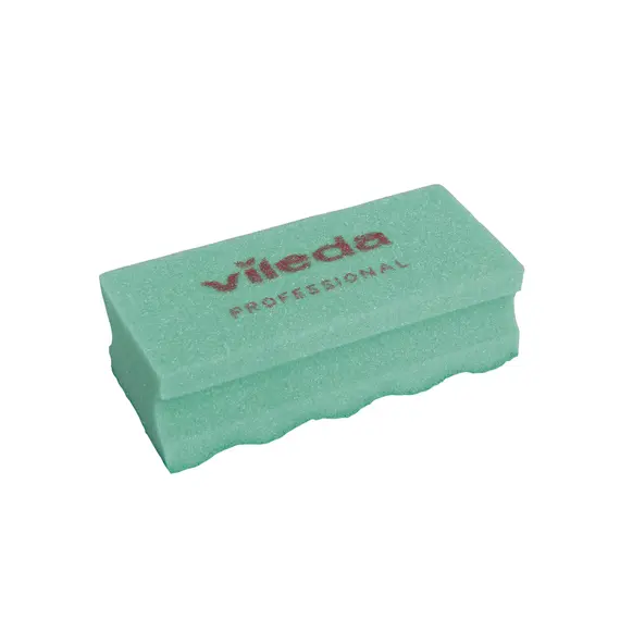 Esfregão Esponja Vileda Professional Verde 6x14cm - Pack 10 | Loja BluePixel