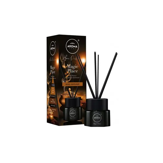 Ambientador Sticks Aroma Home Black S. Magic Place 100ml | Perfume Duradouro para o Seu Espaço