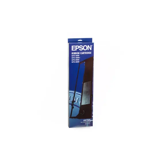 Fita Epson 8766 Preto C13S015055 - Compatível com Impressoras Epson | bluepixel.pt