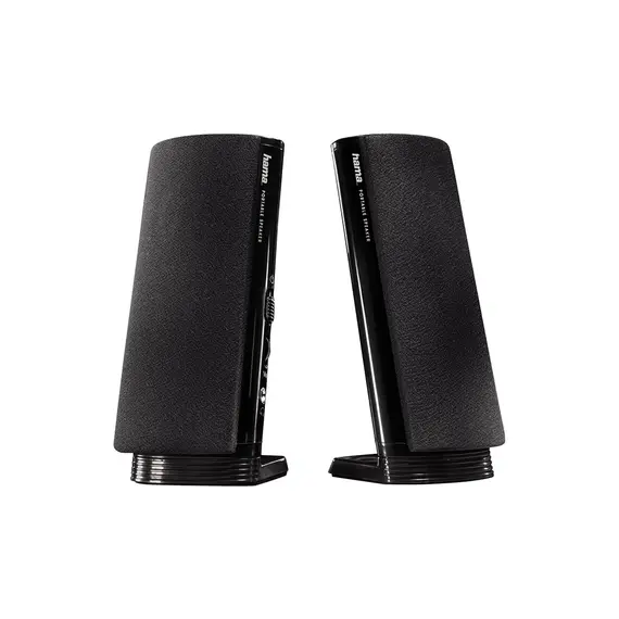 Colunas Speaker Set para PC E80 Preto - Sistema de Som Compacto e Potente na bluepixel.pt