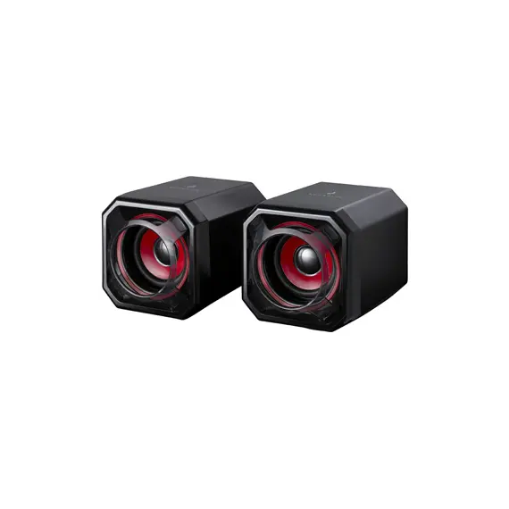 Colunas Gaming SUREFIRE Gator Eye 2.0 USB-A Preto/Vermelho | Áudio de Qualidade para Gaming