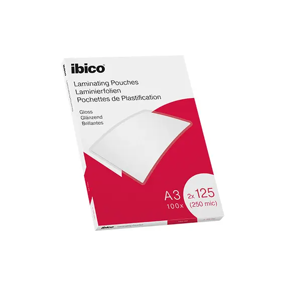 Bolsas de Plastificar A3 303x426mm 125mic - Pack 100 | Marca 247 na loja online bluepixel.pt