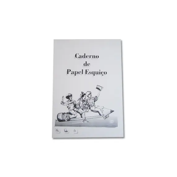 Papel Vegetal A4 35g Esquiço Caderno 80Fls