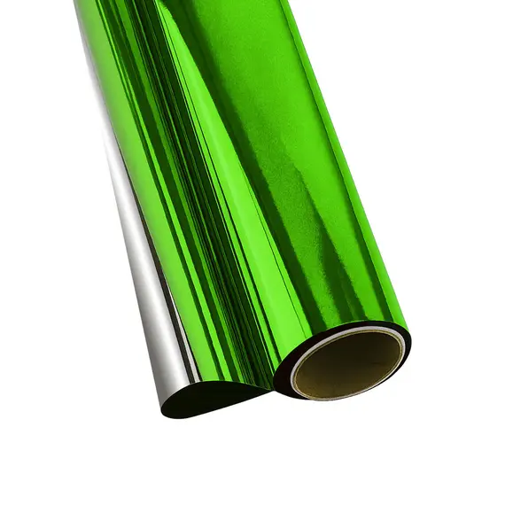 Papel Metalizado 50cmx2m Verde Rolo
