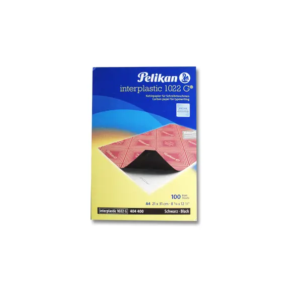 Papel Quimico Preto p/escrita a máquina (21x33)