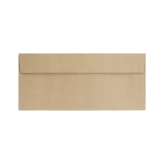 Envelopes 110x220mm DL Papel Natural 095g Areia 25un