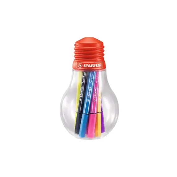 Marcador Médio Stabilo Mini Pen 68 - 12 Cores, Ponta 1mm | Loja BluePixel.pt
