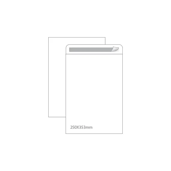 Envelopes Saco 250x353mm B4 Branco 090g Autodex 250un