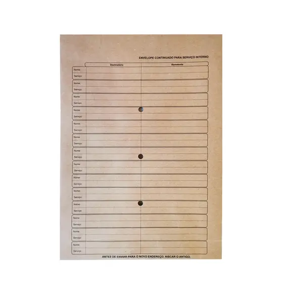 Envelopes Saco Correio Interno 250x350x60mm B4 Kraft 250un