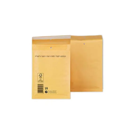 Envelope Almofadado 100x165mm Kraft 75g Nº000 1/A 10un