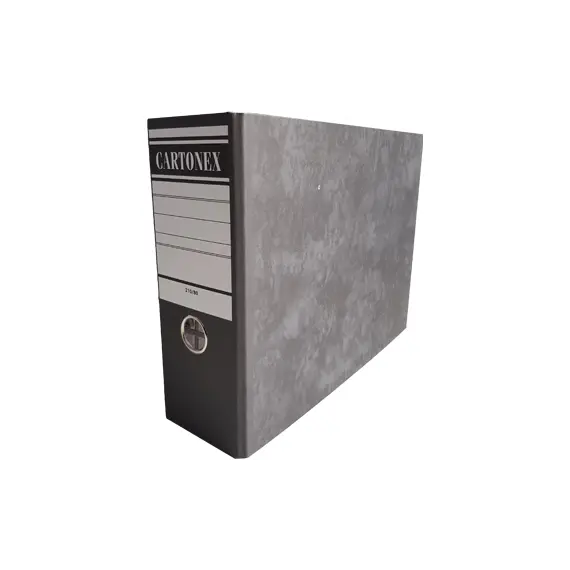 Pasta Arq. A5 (Baixo) L/80mm 210x290 Marmoreado Preto