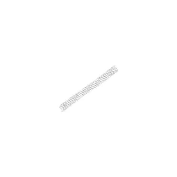 Argolas Espiral Metálicas Passo 5:1 28mm Prata - 50 Unidades | Loja BluePixel