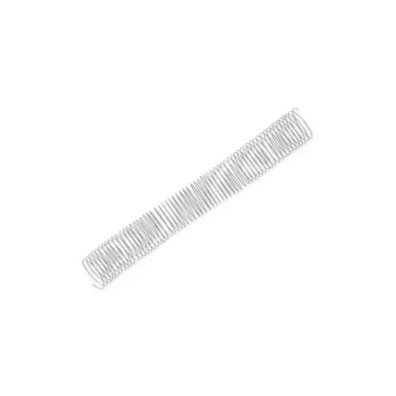 Argolas Espiral Metálicas Pass 5:1 40mm Prata - Pack 25 | Loja BluePixel